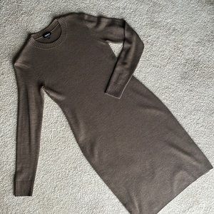 Work New York Brown Sweater Dress- Worn Once!